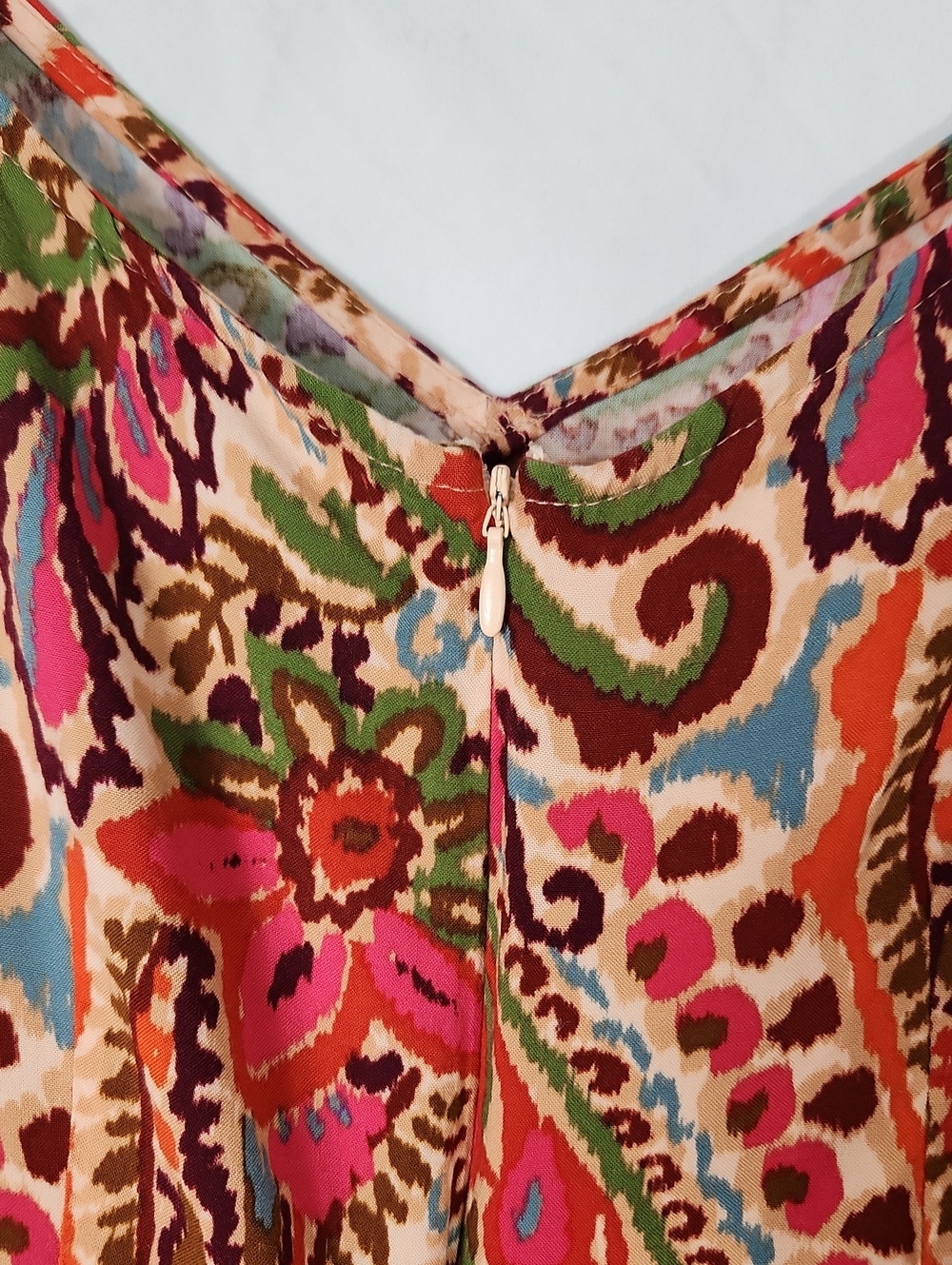 Msk Paisley Floral Spaghetti-Strap  Palazzo Jumpsuit - Picture 6 of 8